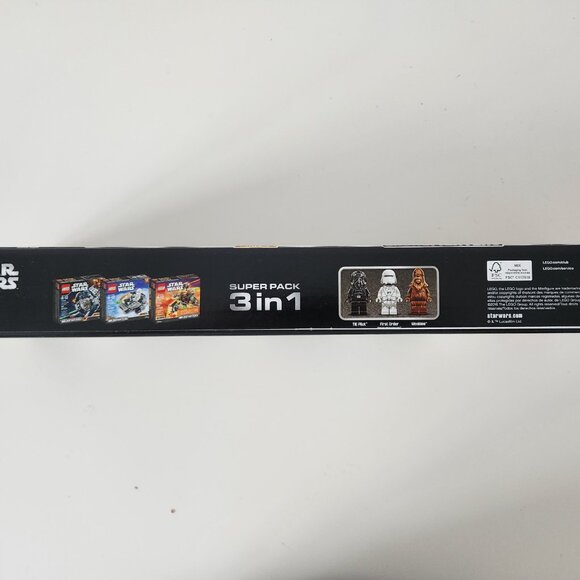 NIB LEGO 66543 3in1 Star Wars SuperPack Microfighters 3 Minifigs 268pcs RETIRED - Picture 12 of 12